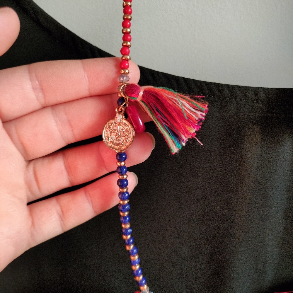 Long Tassel Necklace - Picture 6 of 14